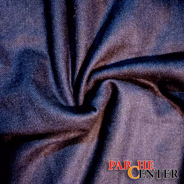 پارچه ته طاقه کرپ سرمه ای متراژ 45 سانتی متر