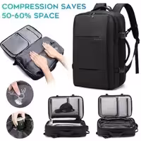 کوله پشتی بنج اورجینال مدل BANGE - BG3028   پمپ وکیوم و قفل ضد سرقت