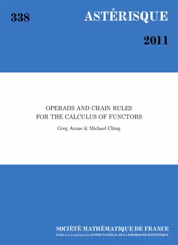 خرید و دانلود نسخه کامل کتاب Operads and chain rules for the calculus of functors