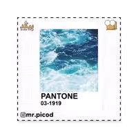 استیکر مستر پیکد طرح PANTONE کد PCD-ST1362