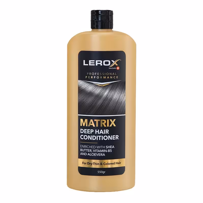 شامپو نرم کننده مو رنگ شده و آسیب دیده لروکس مخصوص بانوان حجم 550 گرم