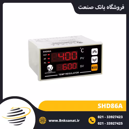 ترموستات و نمایشگر دما دیجیتال شیراز ایران 0 تا 400  درجه مدل SHD86A