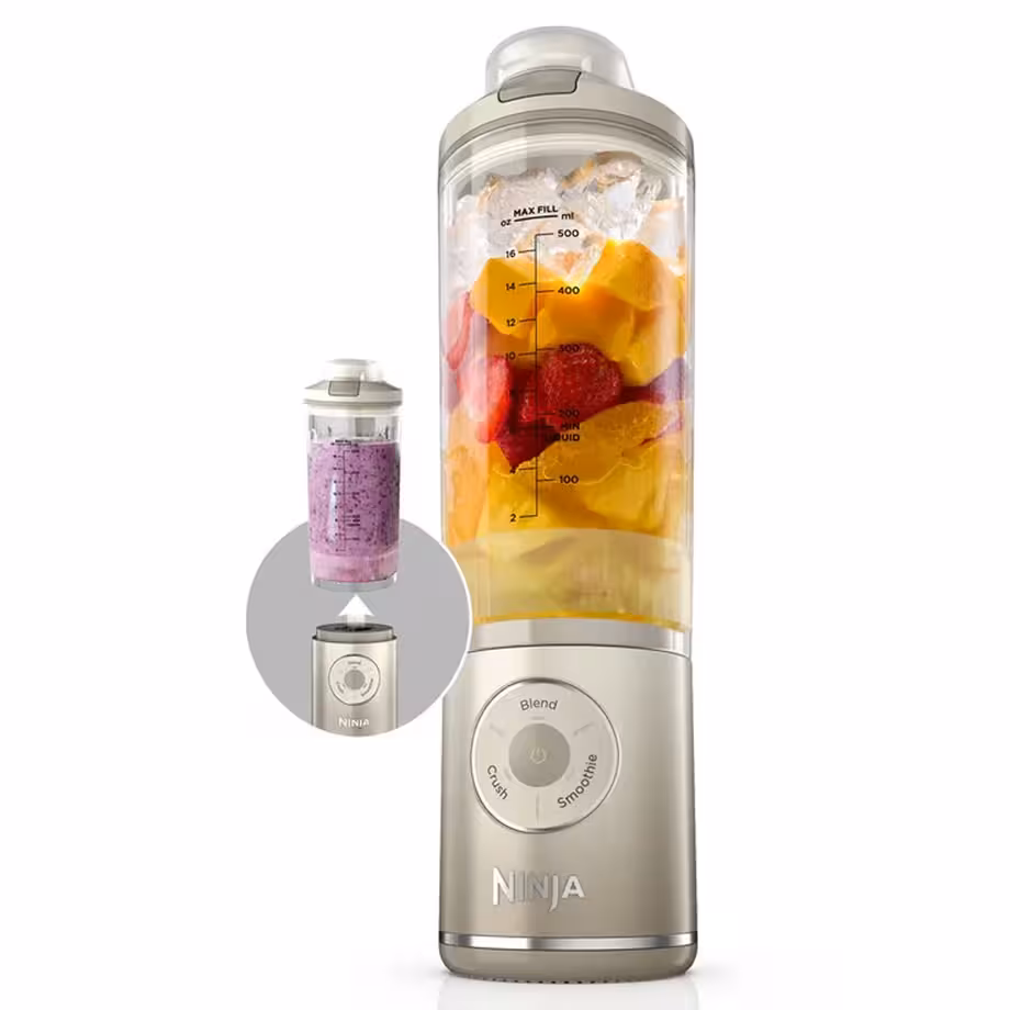 شیکر شارژی نینجا رنگ بژ مدل Ninja Blast Max BC251IV