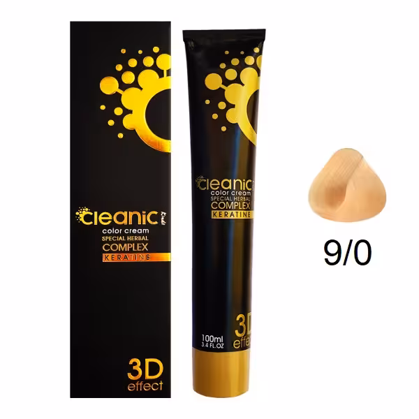 رنگ مو کلینیک کیندی شماره 9.0 رنگ بلوند خیلی روشن