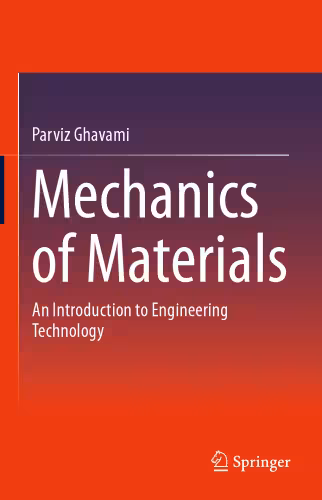 خرید و دانلود نسخه کامل کتاب Mechanics of Materials: An Introduction to Engineering Technology