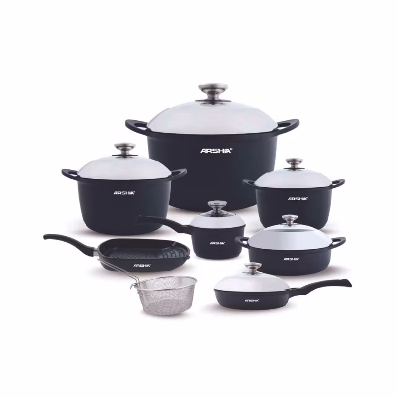 سرویس قابلمه 14 پارچه عرشیا مدل دایکاست CO395-2985