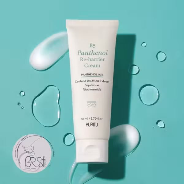 مرطوب‌کننده   آبرسان   ترمیم‌کننده سددفاعی پوست (حاوی پنتنول و سنتلااسیاتیکا 👌🏼) برند پیوریتو