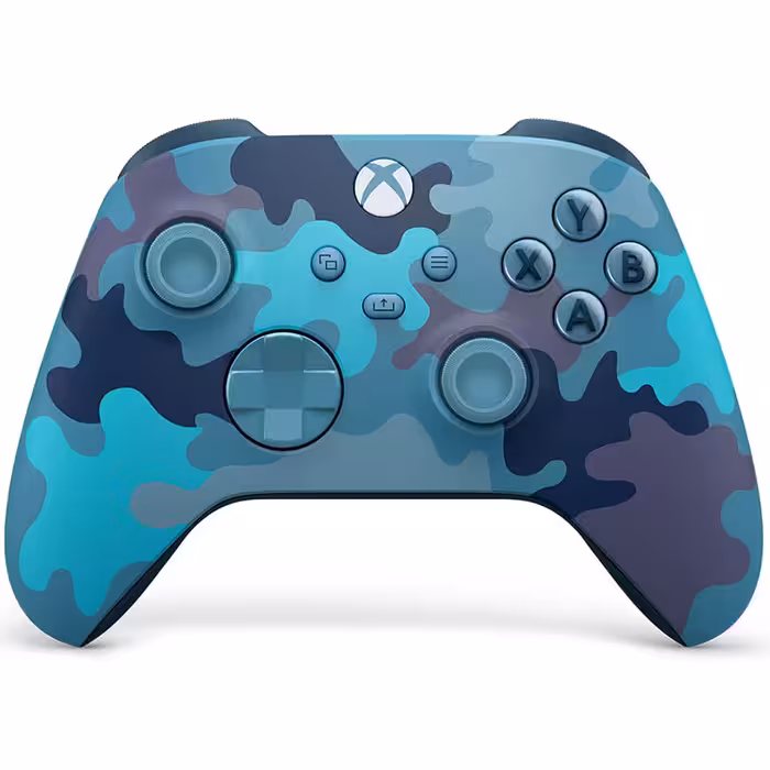 دسته بازی ایکس باکس Series S-X اورجینال آبی چریکی | Controller Mineral Camo Xbox Series