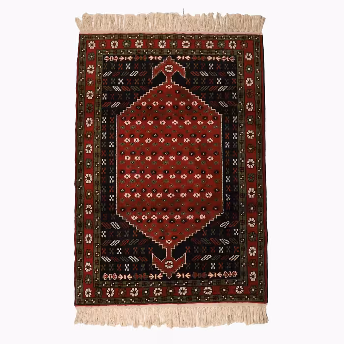 فرش دستباف دو و نیم متری طرح خراسان کد 4020313