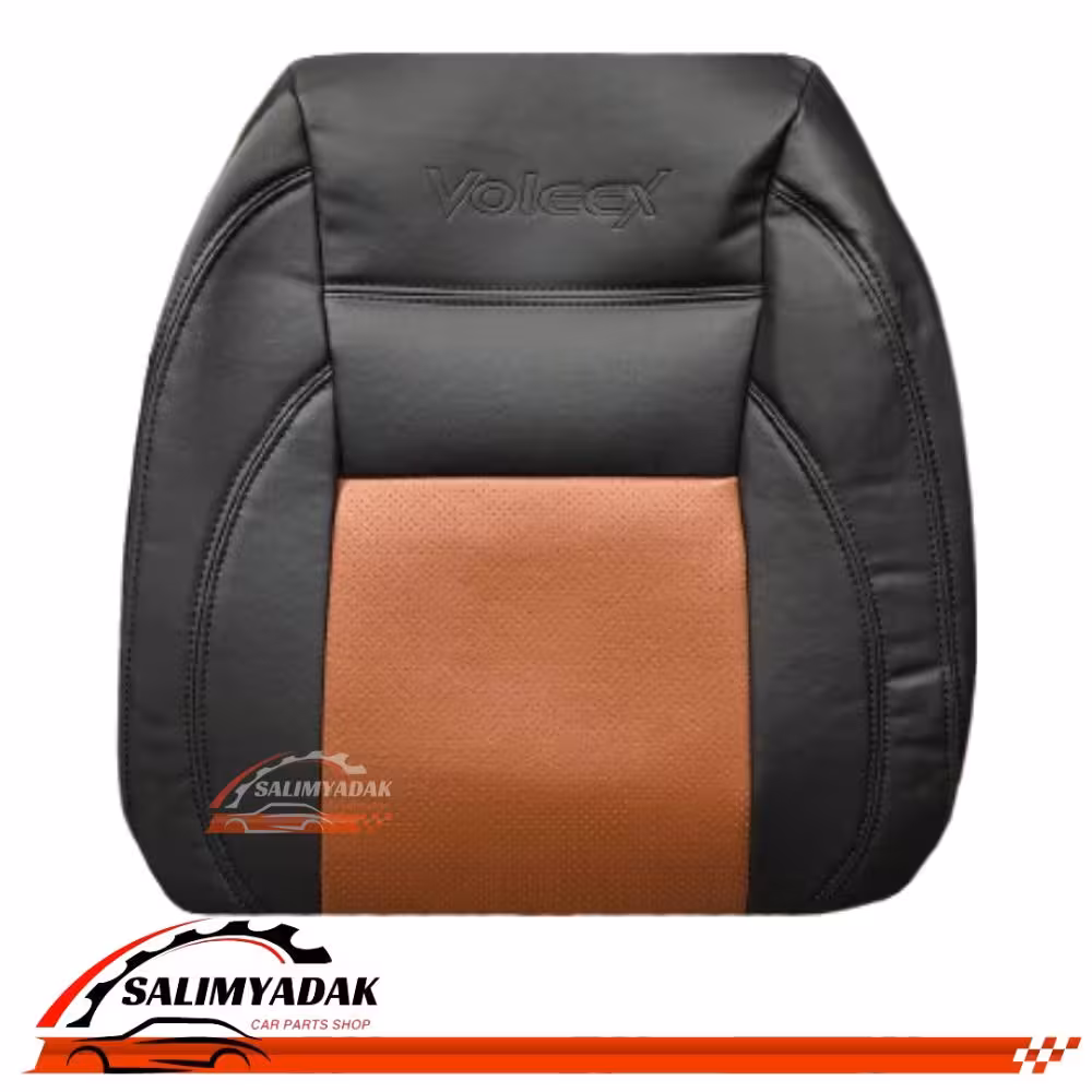 روکش صندلی ولکس C30 چرم مشکی مارون