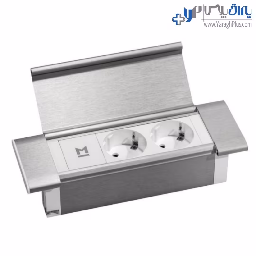 پریز توکار کابینت مدل SLIM ملونی 10102