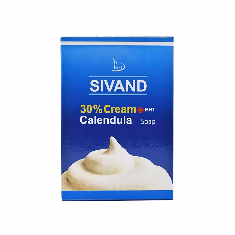 صابون کرم دار 30 درصد سیوند حاوی کالاندولا 90 گرم SIVAND