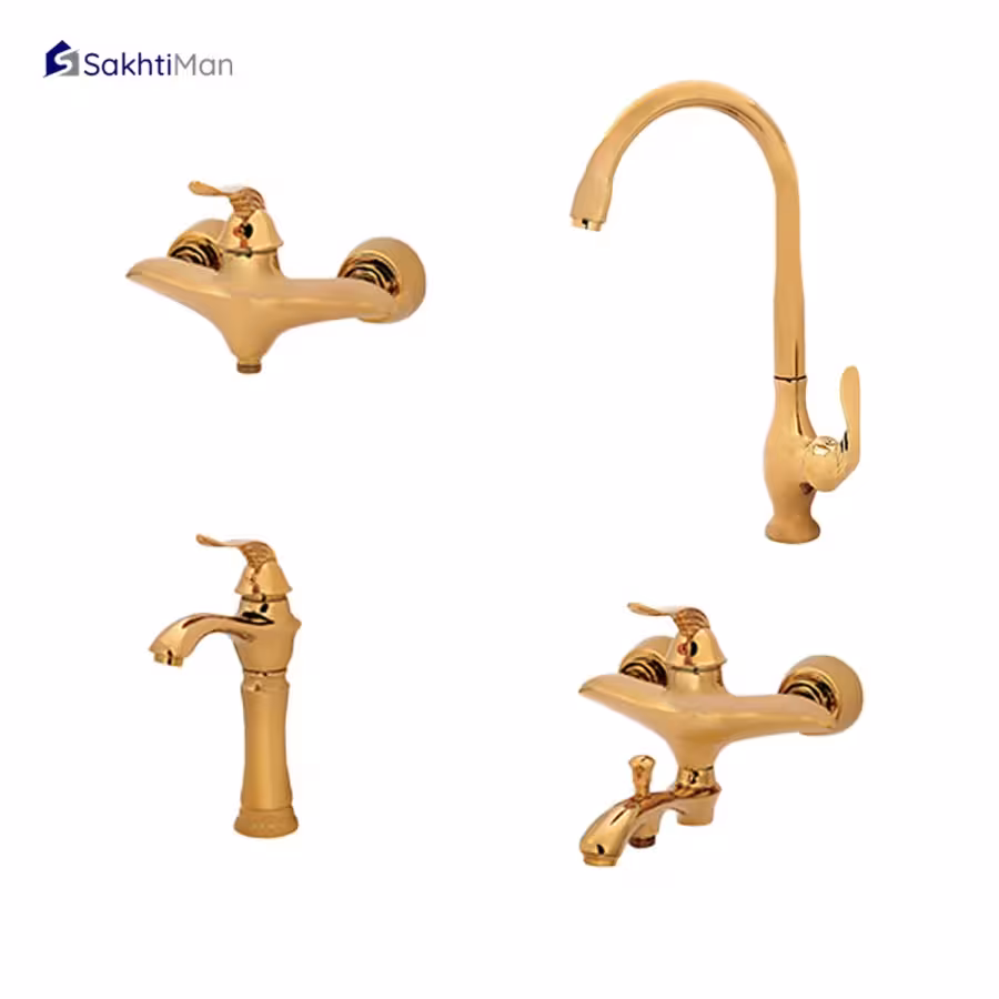 شیر دوش سکه مدل لورنزا طلایی مات