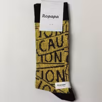 جوراب ساقدار روپاپا طرح خطر ژاکارد