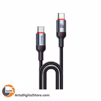 کابل تایپ سی Yesido CA181 Type-C To Type-C 3A 60W Black طول 1.2m