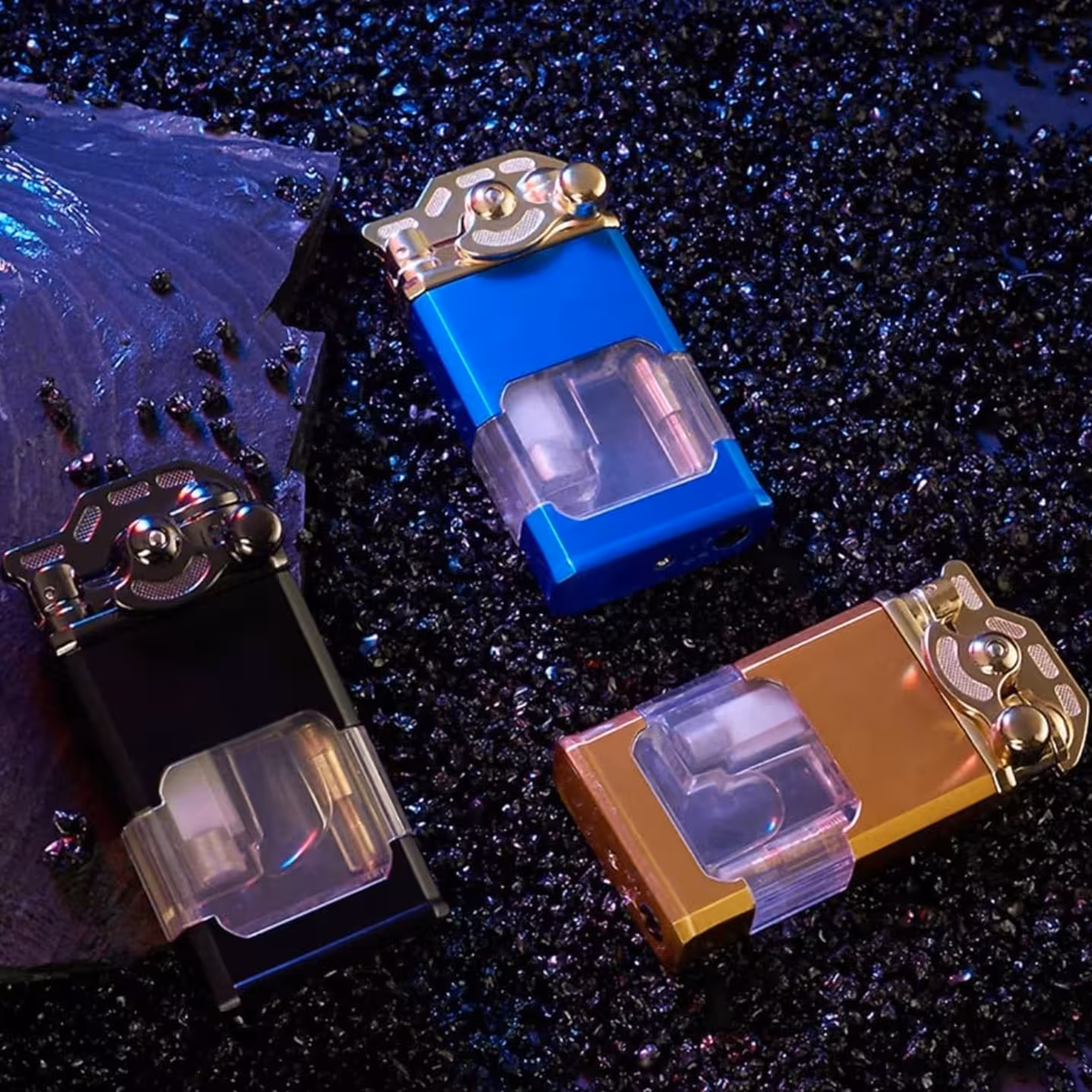 فندک اتمی لوکس مخزن شفاف 1 عدد