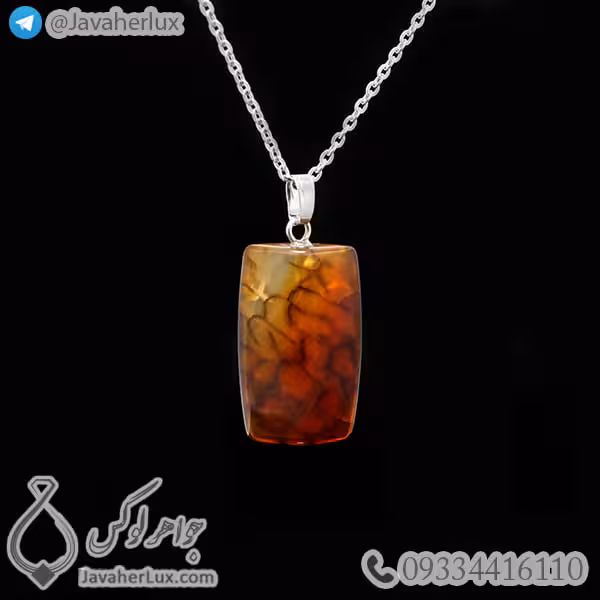 گردنبند عقیق مدل حصیل _ کد : 400368