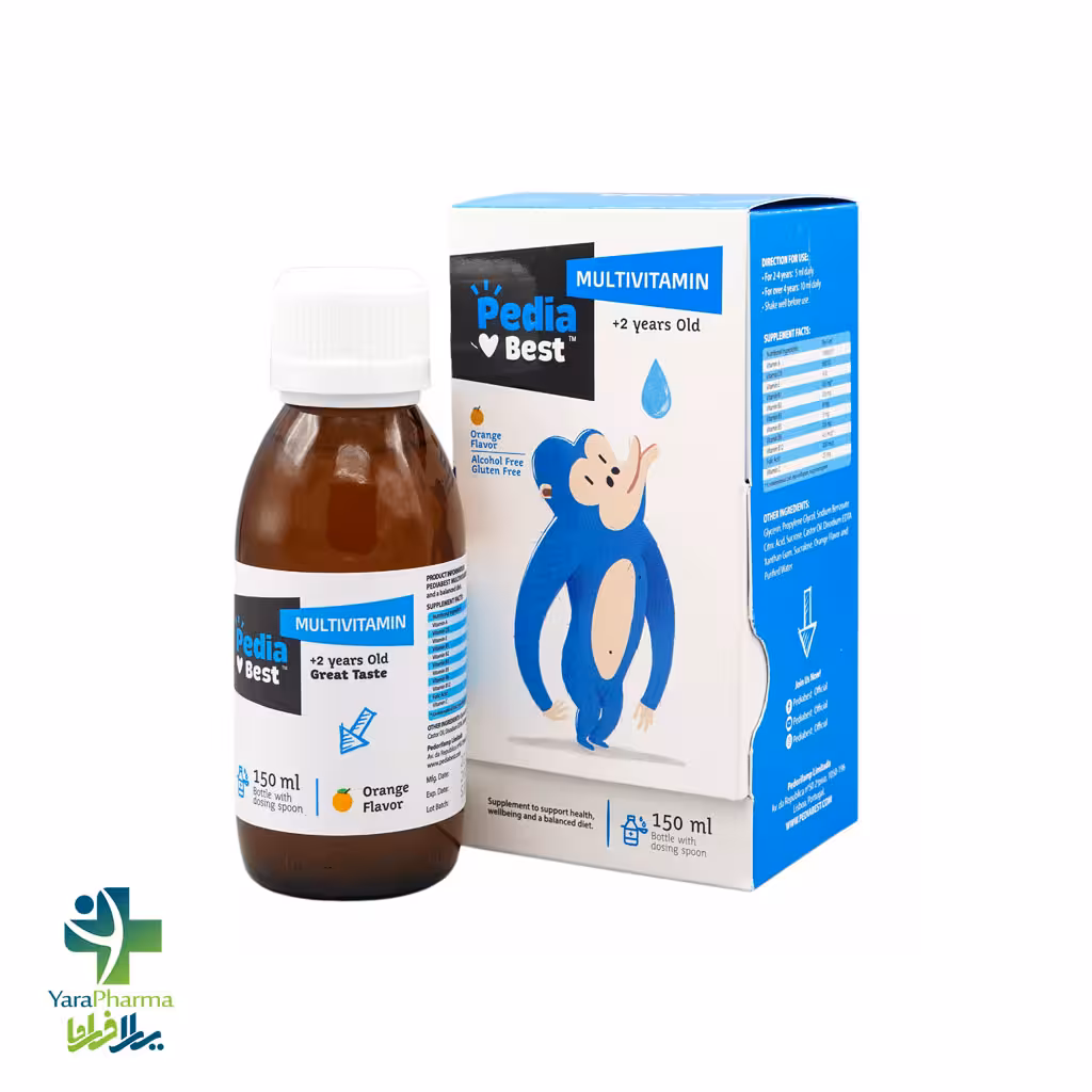 شربت مولتی ویتامین بالای 2 سال پدیابست