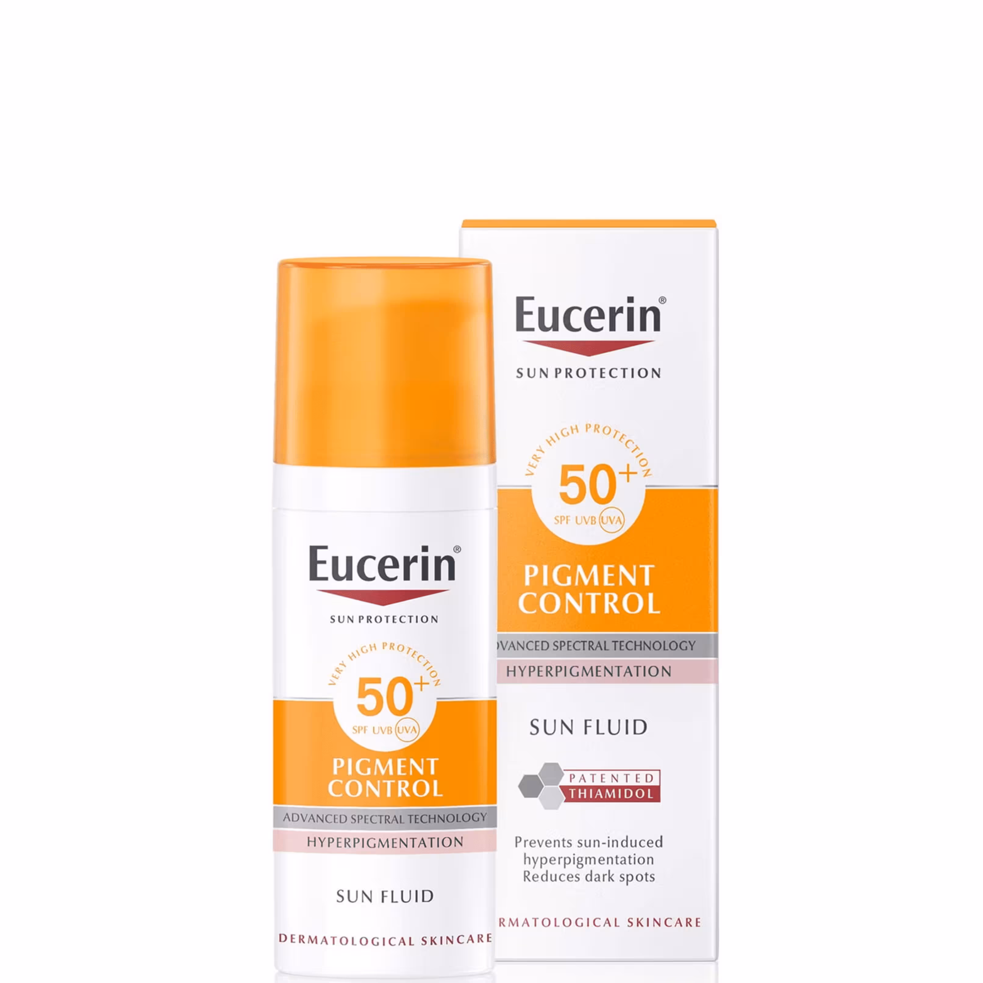 ضد آفتاب ضدلک اوسرین فلوئیدی Eucerin Sun Protection pigment control fluid spf 50  – 50ml