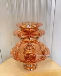 سرویس پذیرایی مس  طرح الماس قیمت ست