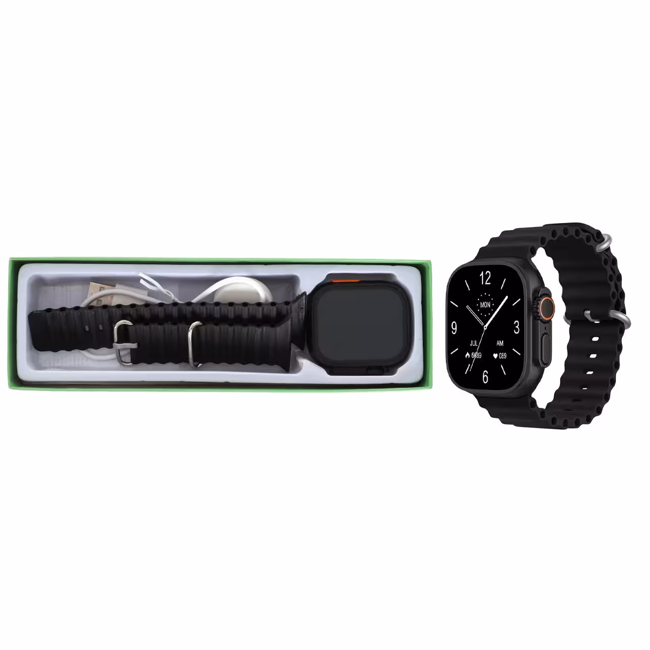 ساعت هوشمند مدل T1000 Ultra 2 - مشکی