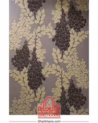 گلیم فرش ماشینی ساوین کد 7402 نقره ای