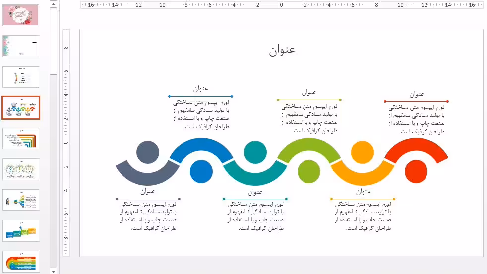 قالب پاورپوینت حرفه ای فایل