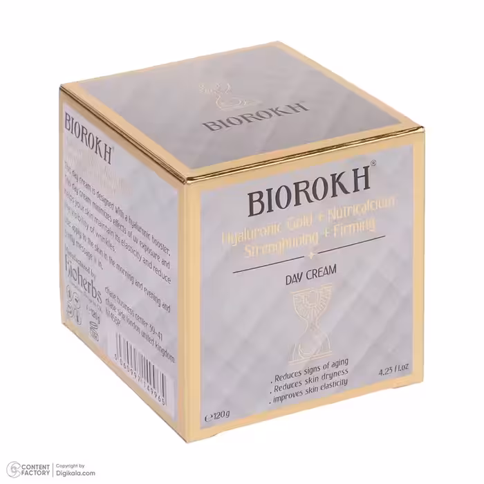 کرم مرطوب کننده بایورخ مدل Day مناسب انواع پوست وزن 120 گرم