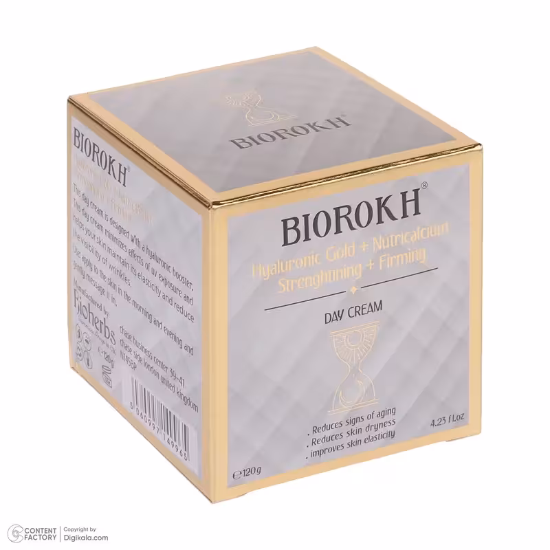 کرم مرطوب کننده بایورخ مدل Day مناسب انواع پوست وزن 120 گرم