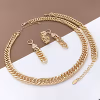 سرویس کارتیر زنانه استیل طلایی 368420520