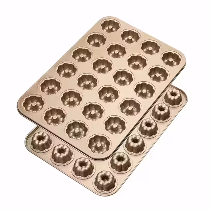 قالب تفلون مینی مافین طرح گل