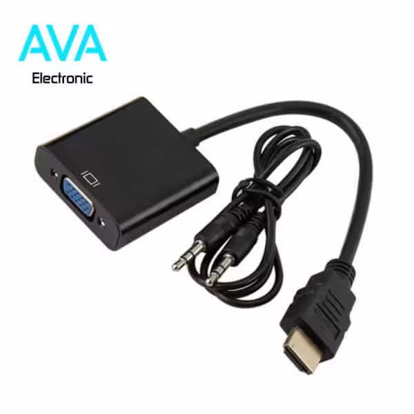 کابل تبدیل HDMI به VGA با خروجی صدا