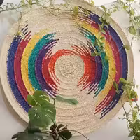 سفره حصیری طرح ابروبادی 