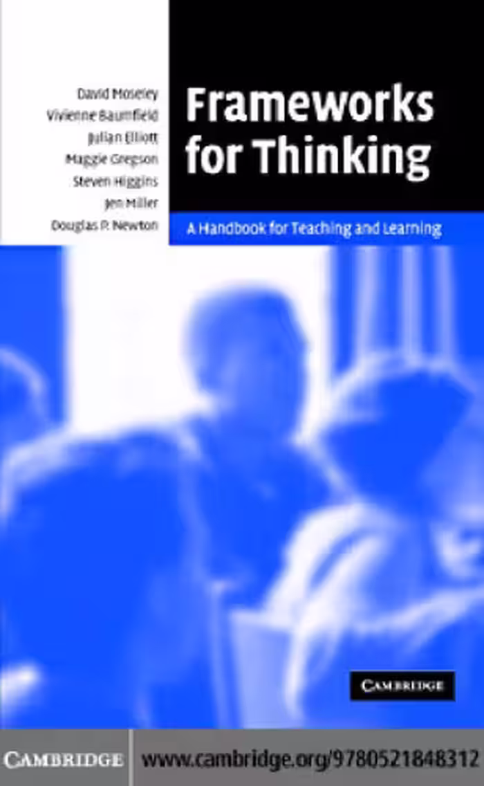 خرید و دانلود نسخه کامل کتاب Frameworks for Thinking: A Handbook for Teaching and Learning