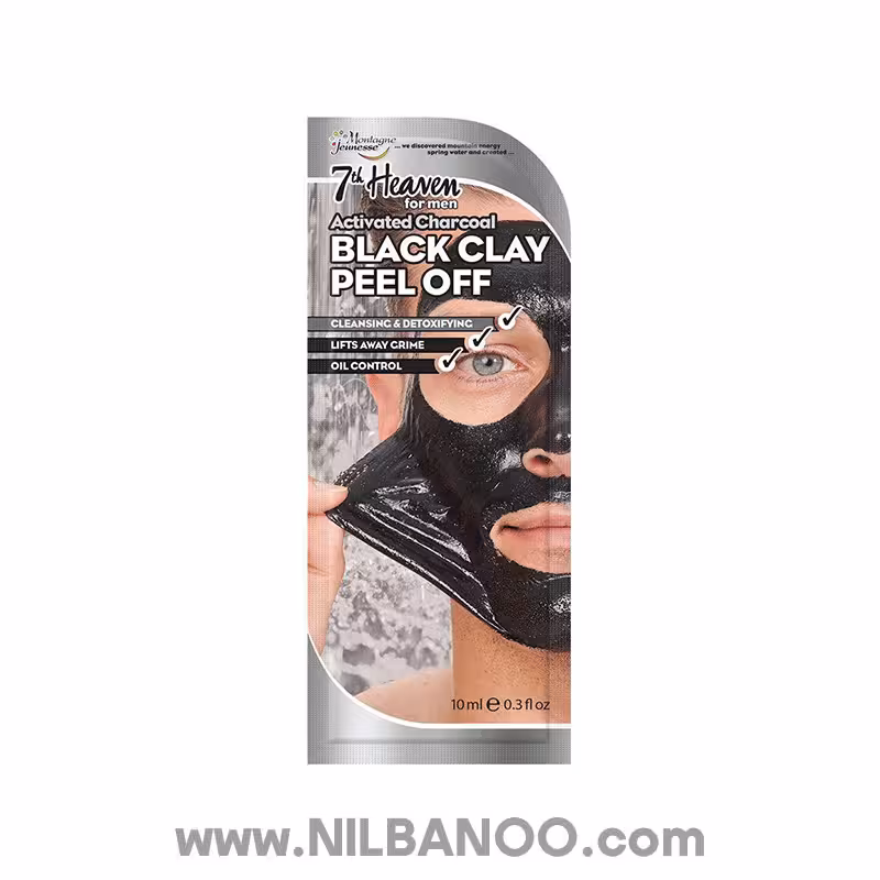 ماسک مردانه ذغال فعال و خاک رس سیاه سون هون