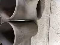 سه راه 3 * 4 اینچ تبدیلی بدون درز کاپر نیکل رده 40 به قطر 87 * 107