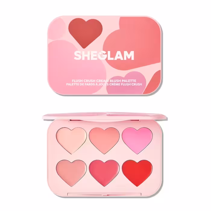 پالت رژگونه کرمی شیگلم‌ Sheglam رنگ blushing bouquet