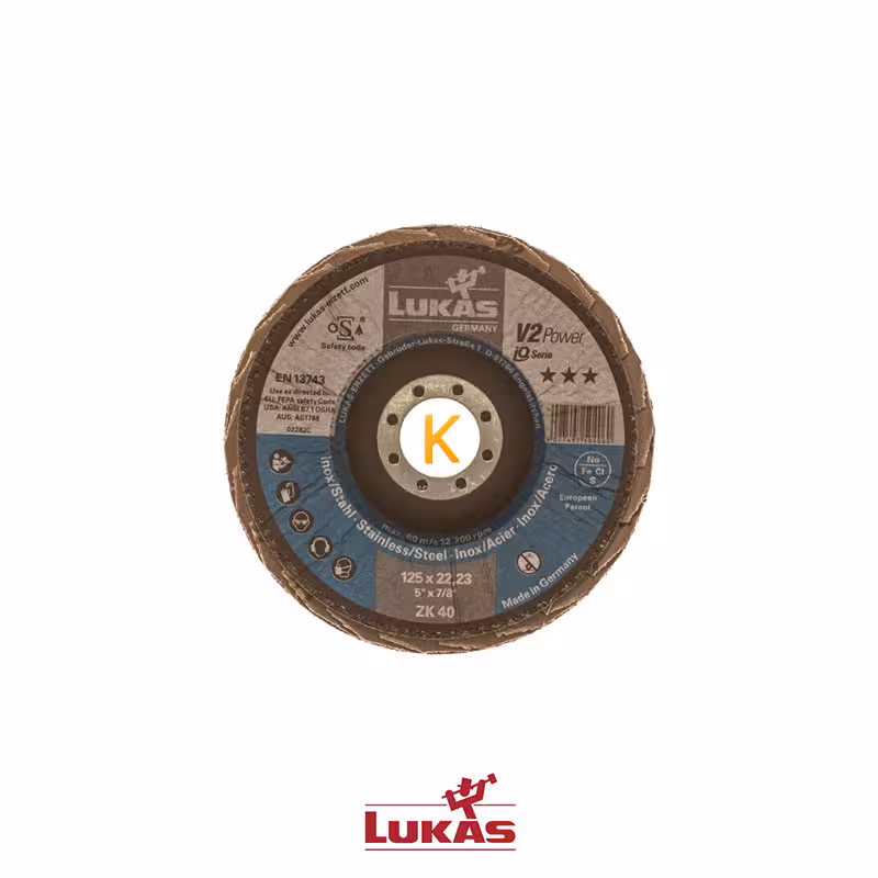 سنباده فلاپ دیسک مدل V2 POWER 115xZK40 لوکاس