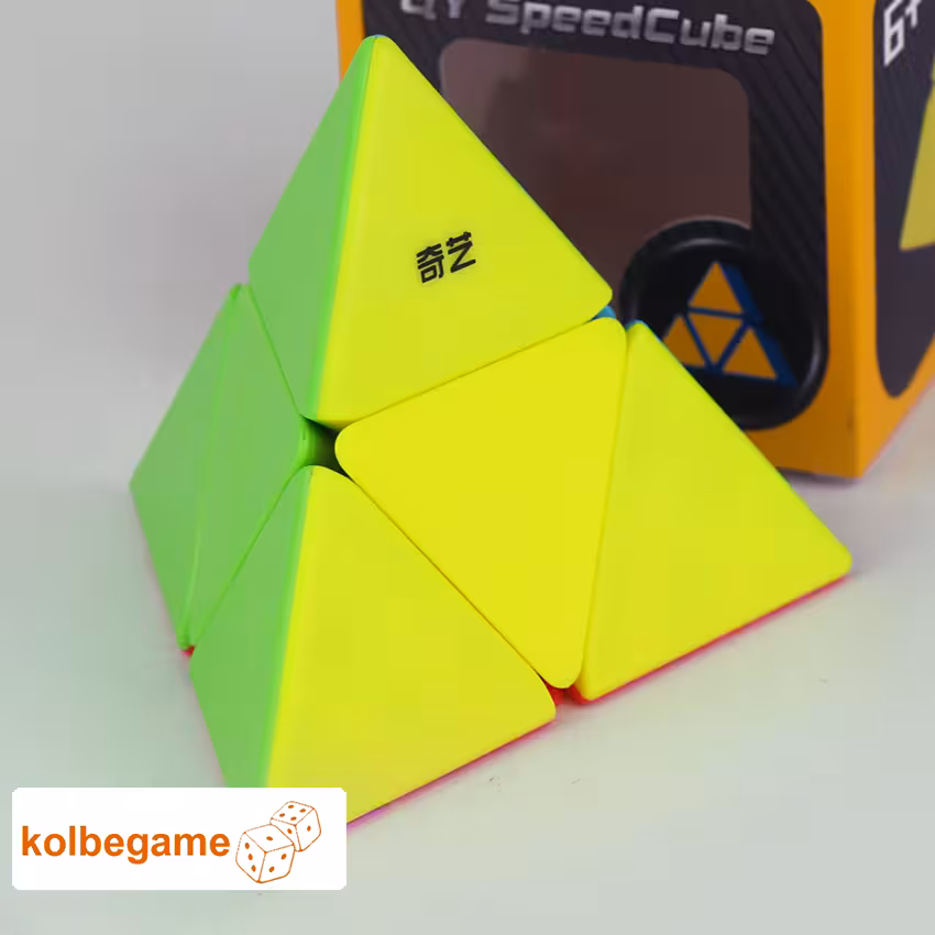 روبیک هرمی 2*2 کای وای استیکرلس