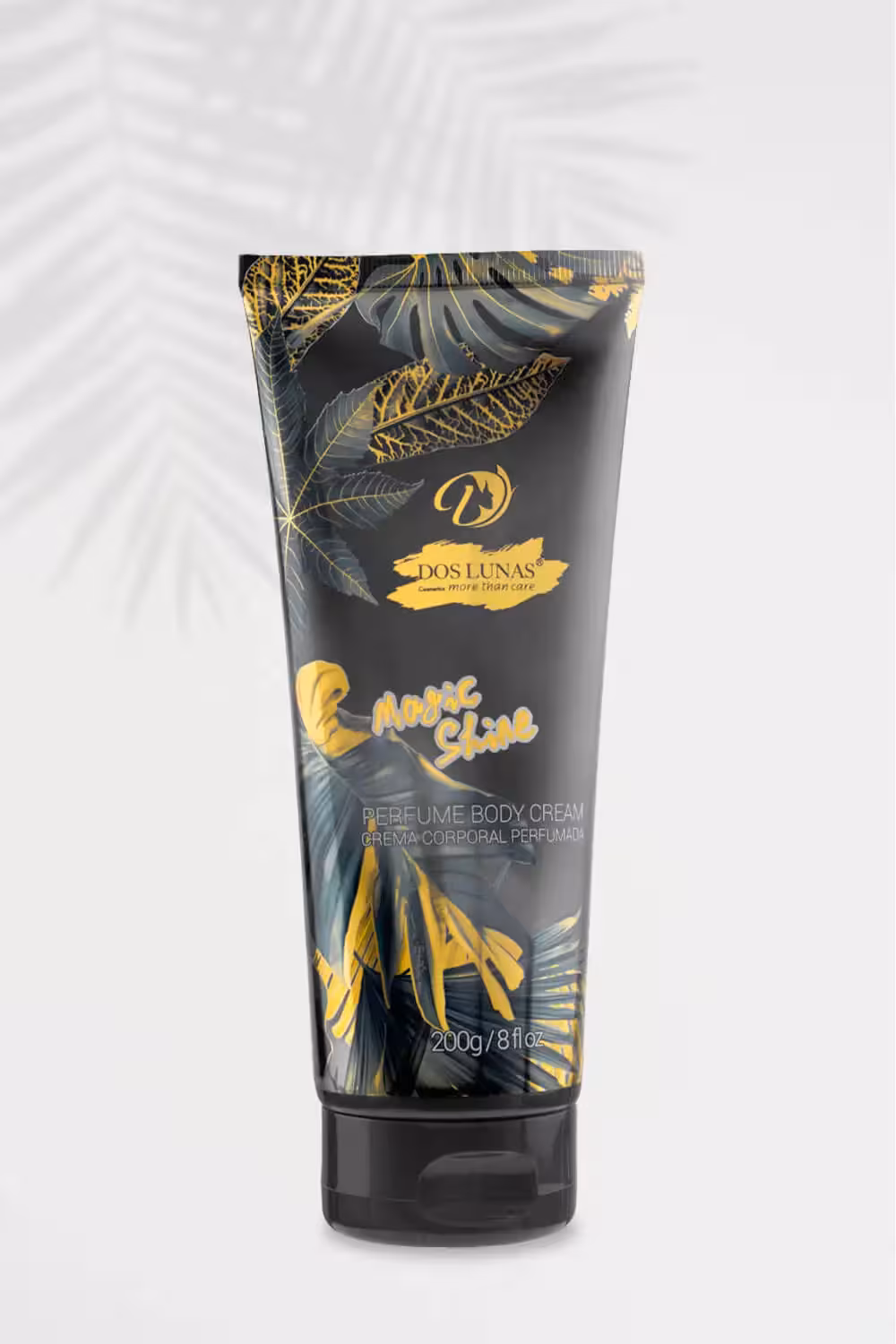 لوسیون بدن DOS LUNAS مدل Magic Shine مشکی طلایی 200 گرم