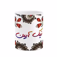 ماگ   اسم نیک_آیین  سنتی گل و بته کد mgh48146