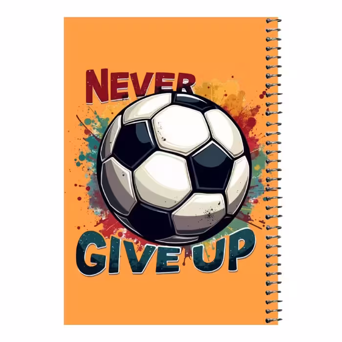 دفتر مشق 80 برگ اس جی مدل توپ فوتبال