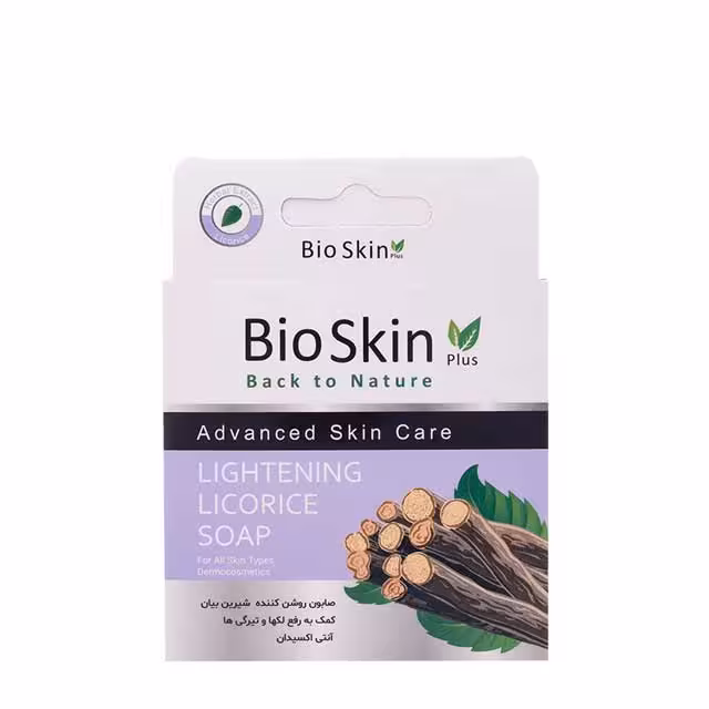 صابون شستشو بایو اسکین مدل LICORICE وزن 100 گرمی