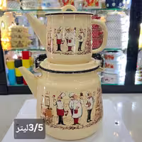 کتری و قوری لعابی ساخت روسیه