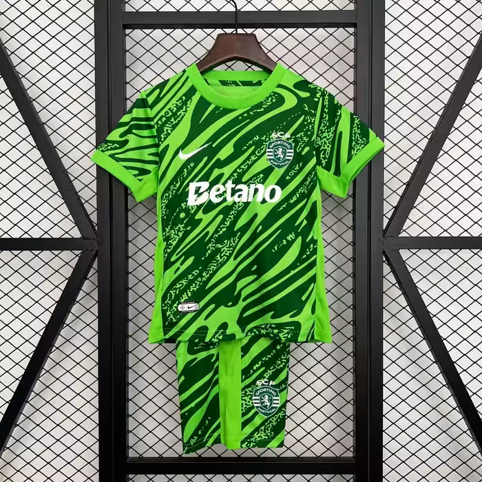 لباس دروازه بانی بچه گانه اسپورتینگ لیسبون 2026-2025 سبز