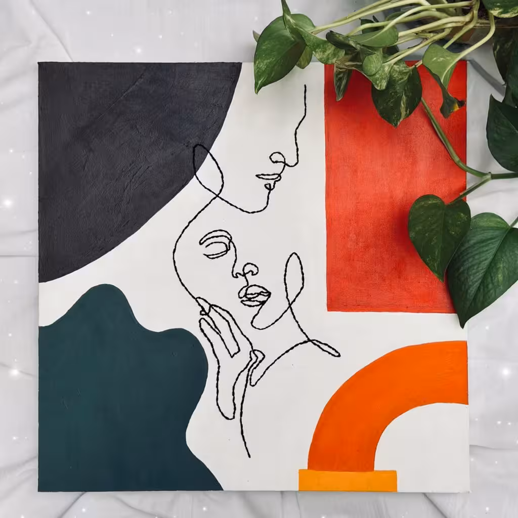 تابلو دکوراتیو لاین ارت