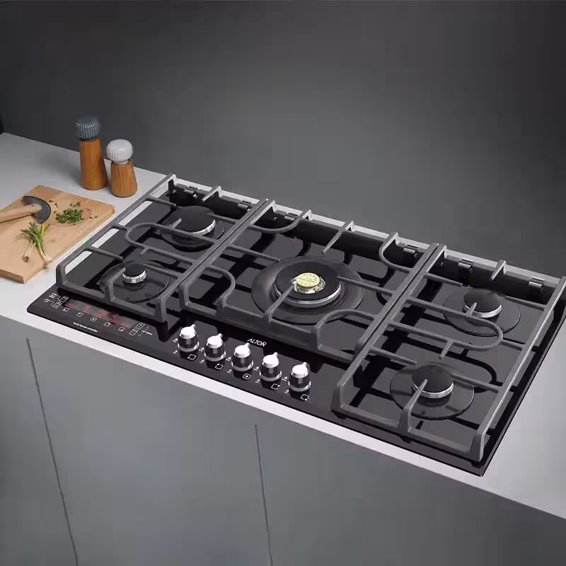 گاز توکار رومیزی شیشه ای آلتون کد G535DB