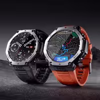 ساعت هوشمند مدل Amazfit TREX 3، بند فلزی، طراحی اسپرت