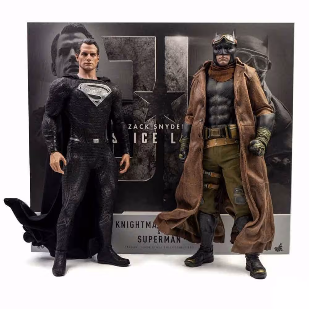اکشن فیگور بتمن و سوپرمن زک اسنایدر لیگ عدالت Knightmare Batman VS Superman برند هات تویز