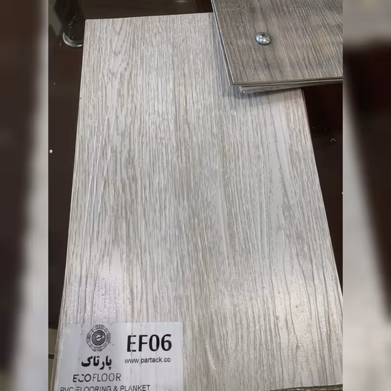 کفپوش PVCپشت چسبدار کد EF06 ابعاد 18در120 cm، ضخامت 2میل بسته شامل 3متر و88 سانتی مترمربع (پس کرایه)